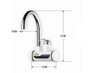 Electric Hot Water Heater Faucet Kitchen Instant Heating Tap Water (without  shower)