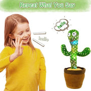 Dancing Cactus Toy | Talking Cactus | Tree Cactus Plush Toy for Children, Kids &amp; Toddlers - Rechargeable Cactus Toys For Kids - With Box