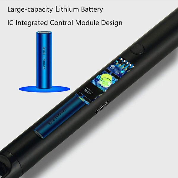 Arc Lighter With Usb Charging | Flameless Windproof | LED Battery Display | Safety Switch | Rotate 360 Degrees(random colors)