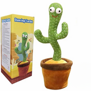 Dancing Cactus Toy | Talking Cactus | Tree Cactus Plush Toy for Children, Kids &amp; Toddlers - Rechargeable Cactus Toys For Kids - With Box